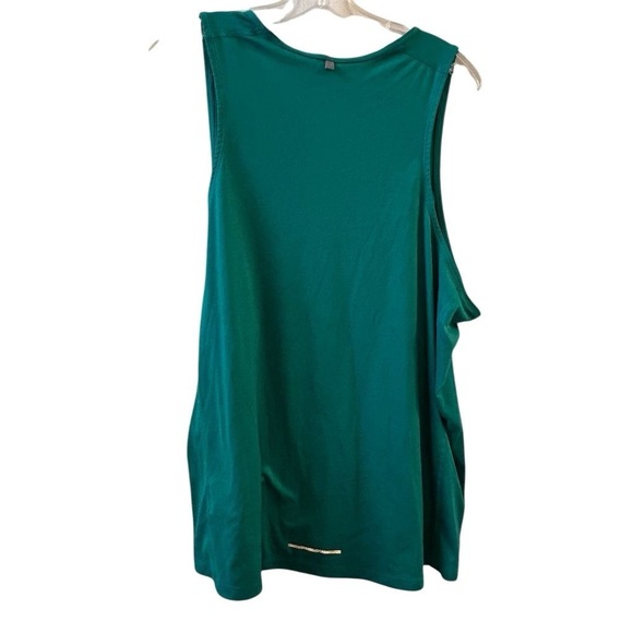 Nike Women's Dri-FIT Tank Top Medium Kelly Green Teal Sleeveless Training - Picture 4 of 7